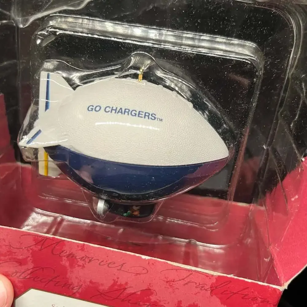 Hallmark Keepsake Ornament San Diego Chargers Blimp NFL Collection 1997